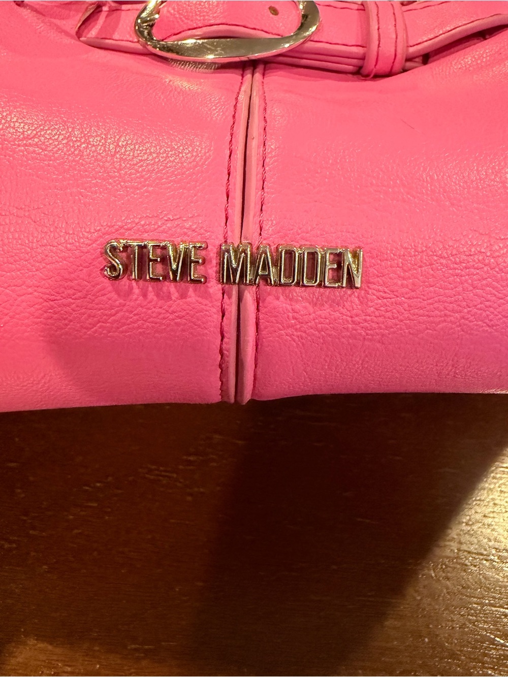 Steve Madden Hot Pink Bginna Barrel Shoulder Bag Y2K
